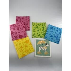 Reusable Swedish Dish Clothes Multi Recycle Repurpose Square set of 6 New